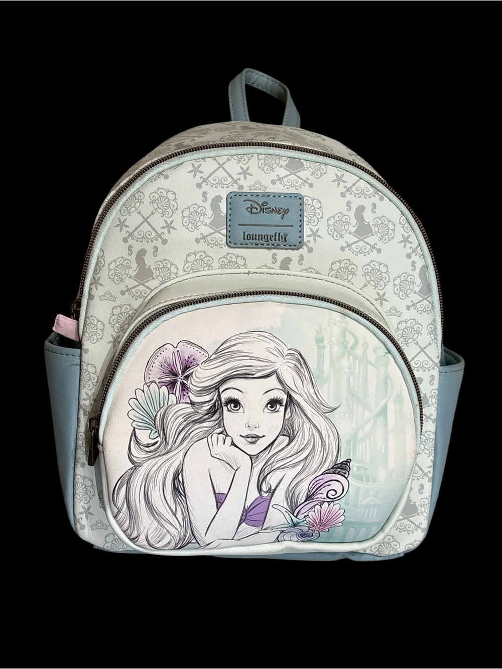 Disney Loungefly The Little Mermaid Sketch Mini Backpack
